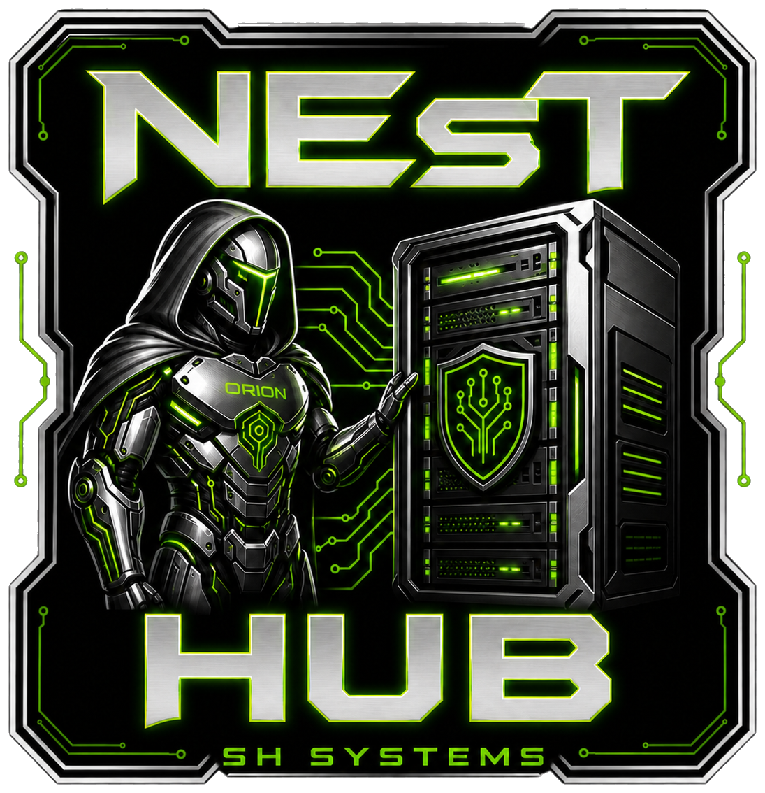 NEsT Orion H.U.B. concept logo